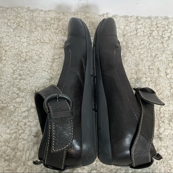 VERA Pelle Khrio Black Leather Mary Jane Style 7.5 - Picture 5 of 8